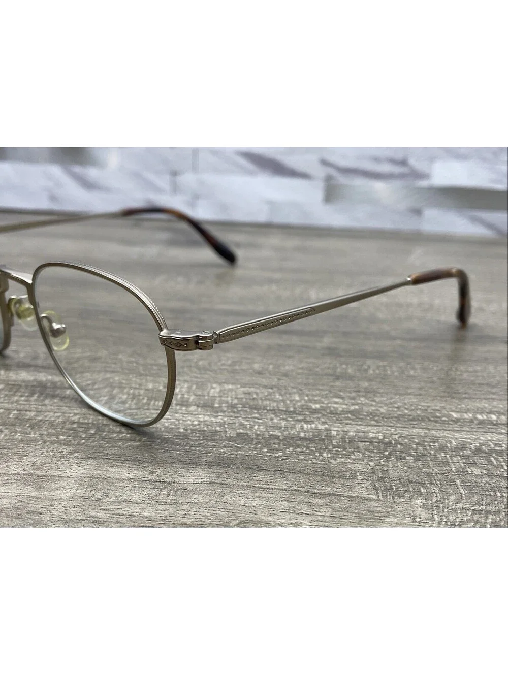 Badgley Mischka Eyeglasses Frames Only, Carter, 48-20-145, Antique Gold
